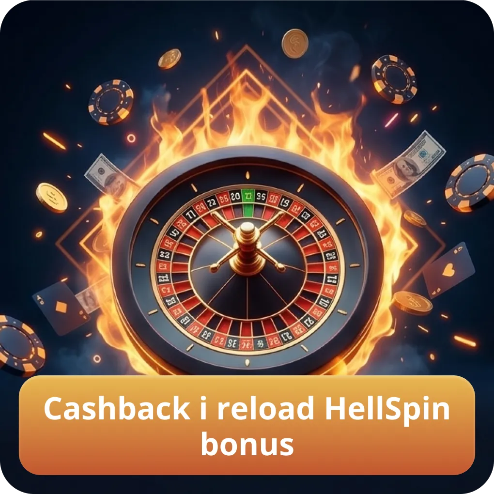 Cashback i reload HellSpin bonus